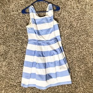 Blue and White Stripped Dress